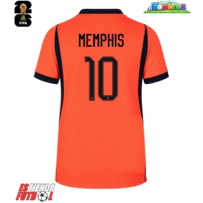 Países Bajos Memphis Depay #10 Primera Equipación Mundial 2026 Manga Corta